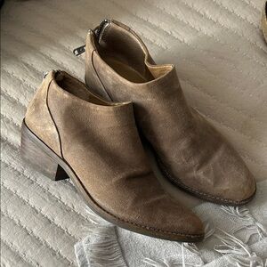 Lucky Brand Brown Ankle Booties